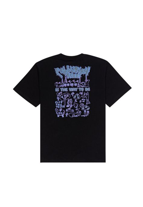 Polera M/C Hombre Orfeo Negro-1