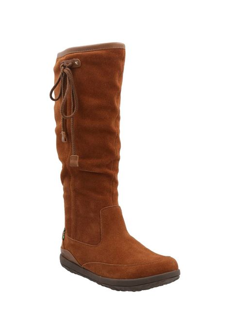 Bota Cuero Mujer New Amboro Café-1