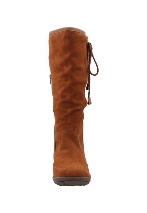 Bota Cuero Mujer New Amboro Café-3