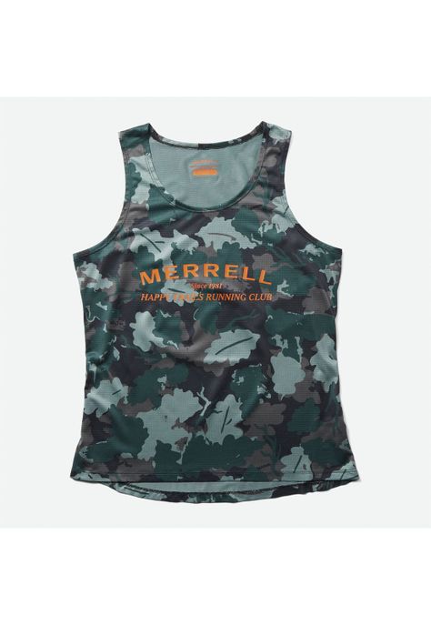 Polera S/M Mujer W Trail Running Sing Verde-0