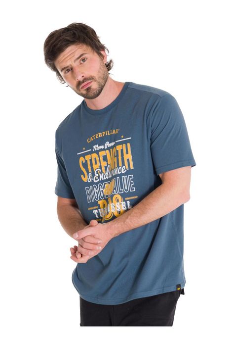 Polera Historic Traditions 6 Hombre Azul Petróleo-0