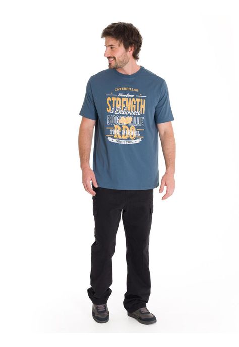Polera Historic Traditions 6 Hombre Azul Petróleo-5