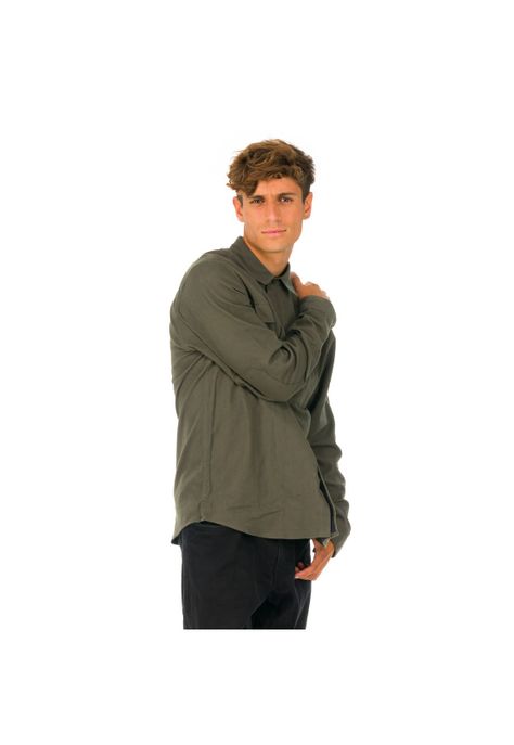 Camisa Hombre Full Clip Verde -1