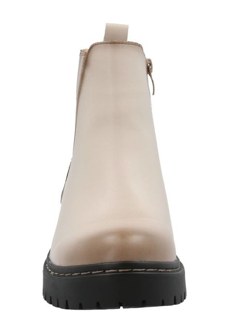 Botín Cagliari Mujer Beige-4