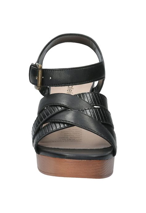 Sandalia Clara 1 Negro Mujer-3