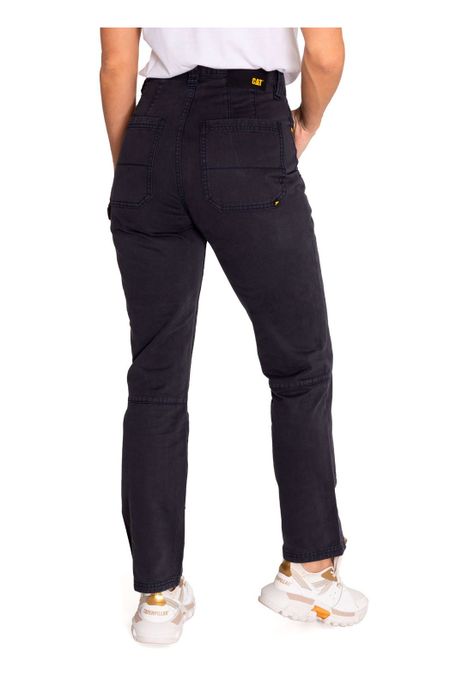 Pantalón Mujer Double Front Utility Bottom Negro-3