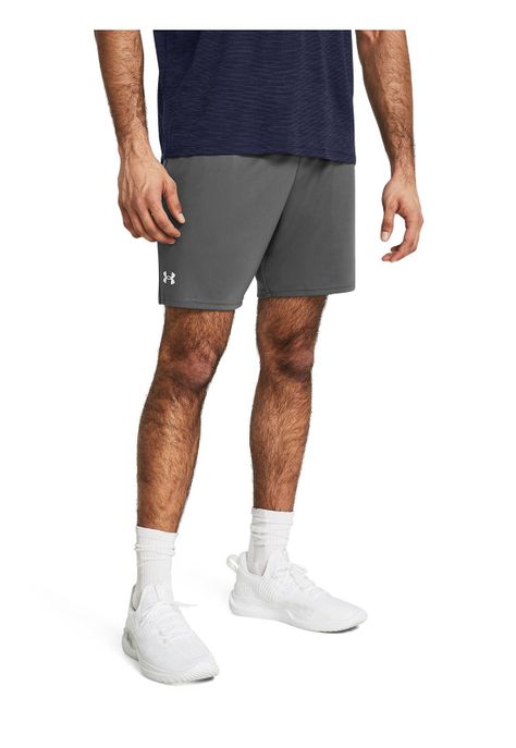 Shorts UA Tech 7 Para Hombre Gris-3