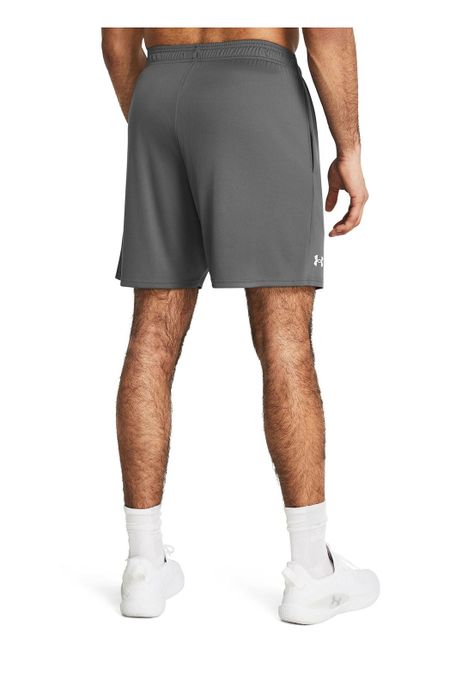 Shorts UA Tech 7 Para Hombre Gris-4