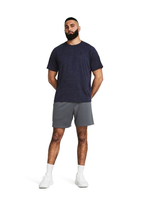 Shorts UA Tech 7 Para Hombre Gris-5