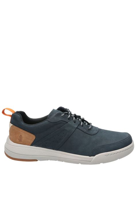 Zapatilla Cuero Hombre Molt Azul-1
