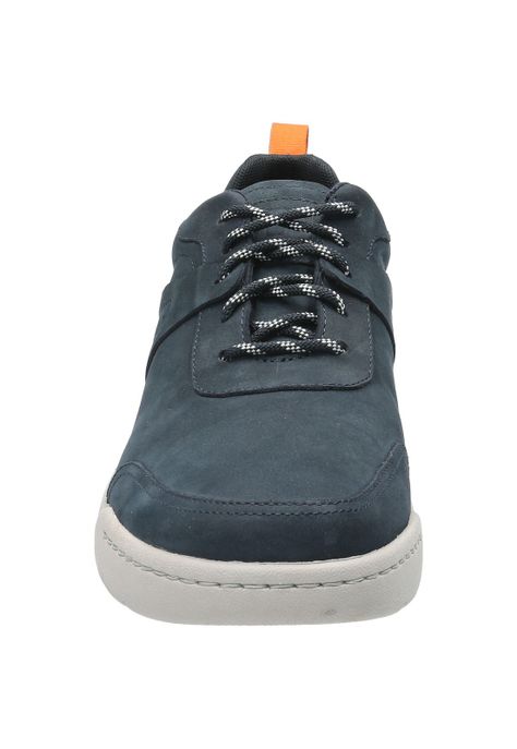 Zapatilla Cuero Hombre Molt Azul-3