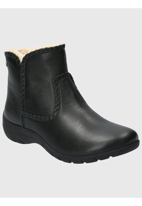 Botin Cuero Mujer Orla Negro-0