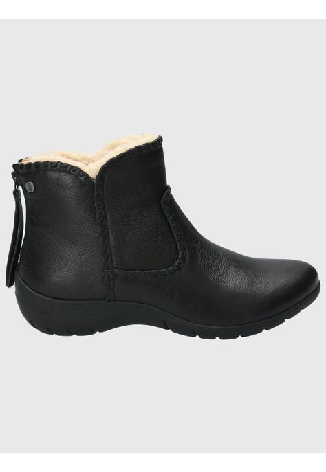 Botin Cuero Mujer Orla Negro-1