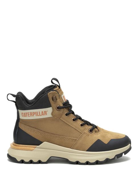 Zapatilla Con Caña Mujer Colorado Sneaker Beige-1