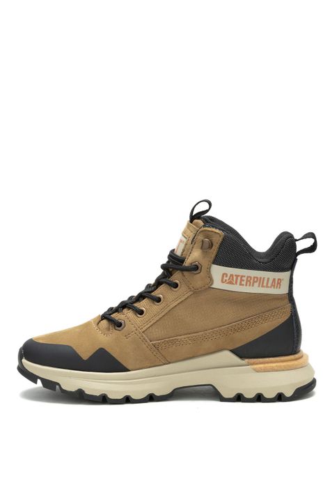 Zapatilla Con Caña Mujer Colorado Sneaker Beige-3
