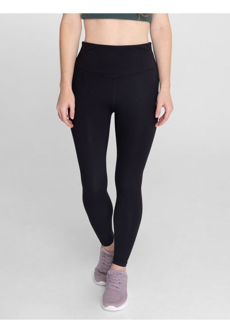 Calza tiro alto 7/8 Mujer Hr Ankle Leg Emma Negra-3