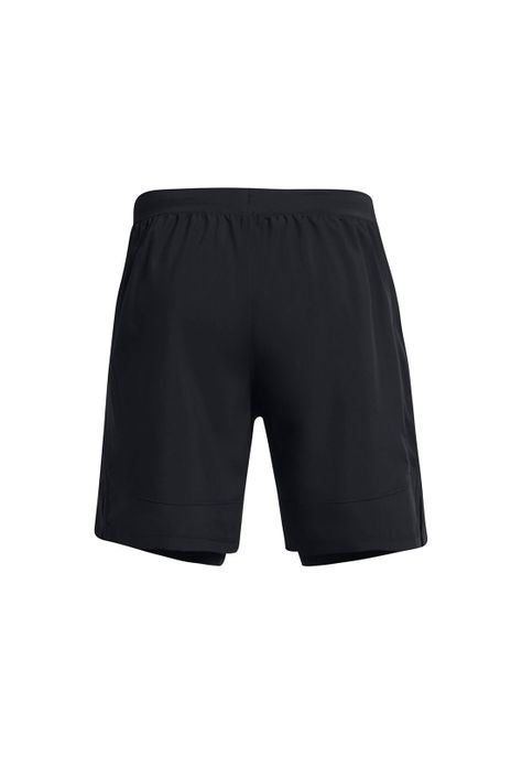 Shorts Launch 2 en 1 de 7" hombre Negro-1