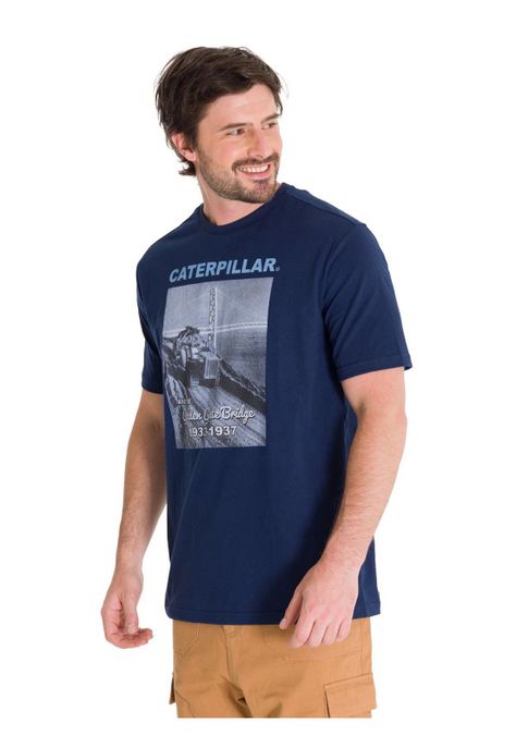 Polera Casual Projects Graphic 7 Hombre Azul Marino-1
