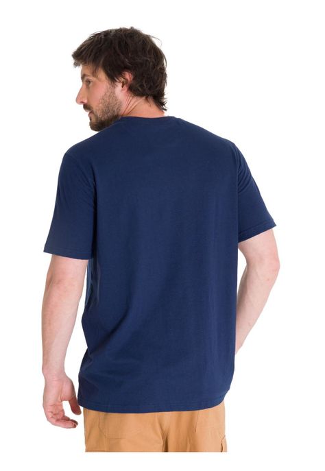 Polera Casual Projects Graphic 7 Hombre Azul Marino-3