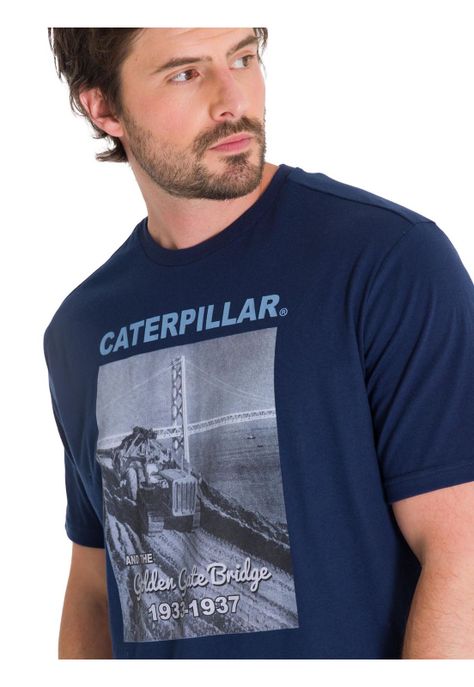 Polera Casual Projects Graphic 7 Hombre Azul Marino-4