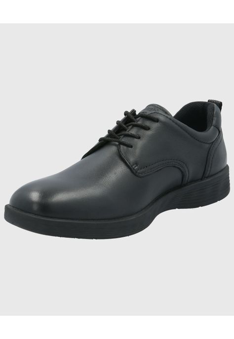 Zapato Cuero Hombre Spinal Town Negro-4