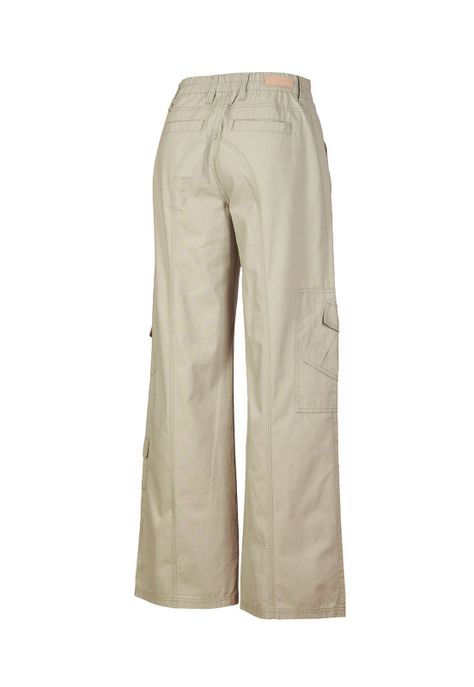 Pantalón Algodón Orgánico Mujer Adria Verde-1