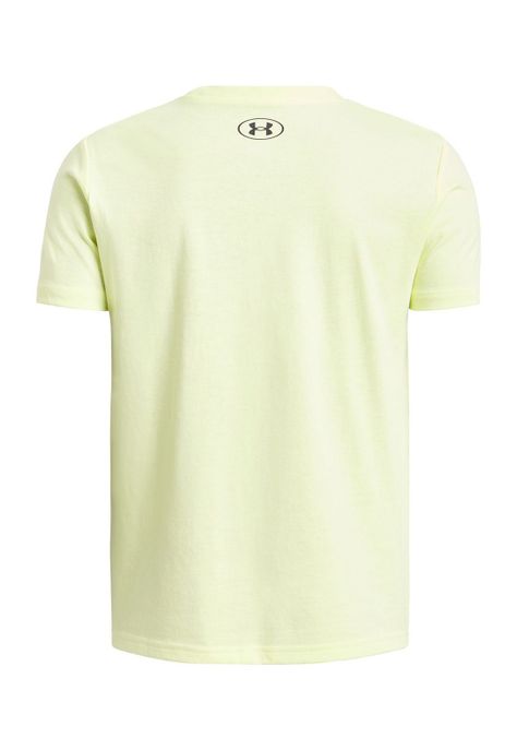 Polera Manga Corta Ua Sportstyle Lc Amarillo Para Niño-1