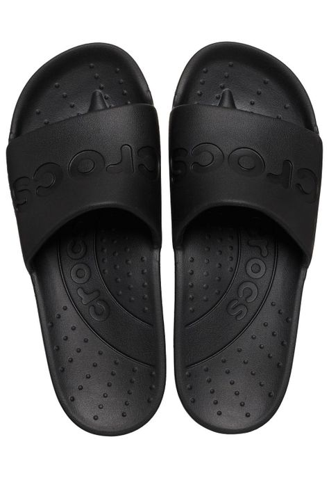 Sandalia Crocs Hombre Slide Negro-4
