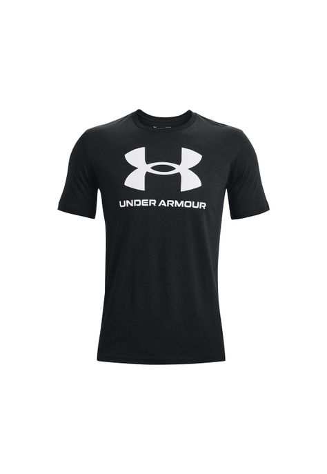 Polera UA Sportstyle Logo hombre Negro-0
