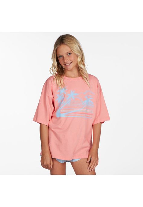 Polera M/C Niña Cool Summer Rosa-0