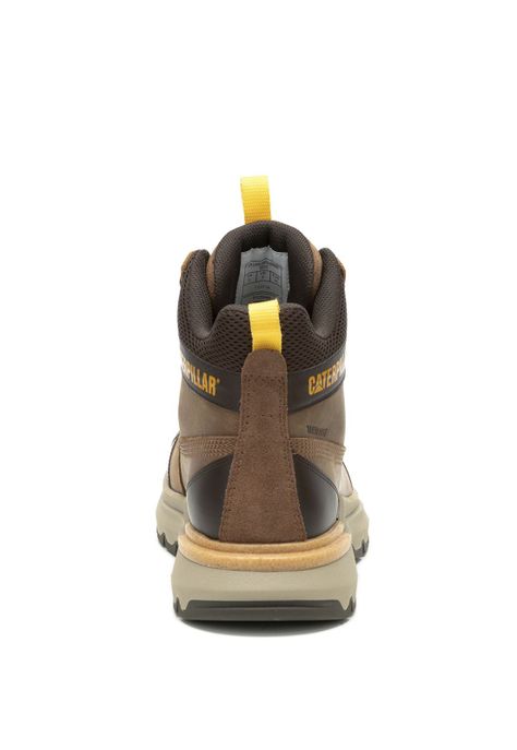 Zapatilla Con Caña Gamuza Hombre Colorado Wp Café-5