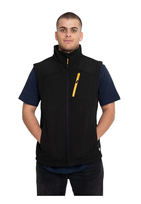 Chaqueta Sin Manga Hombre Essential Softshell Negro-0
