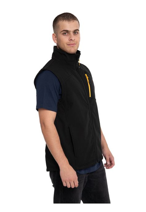 Chaqueta Sin Manga Hombre Essential Softshell Negro-1