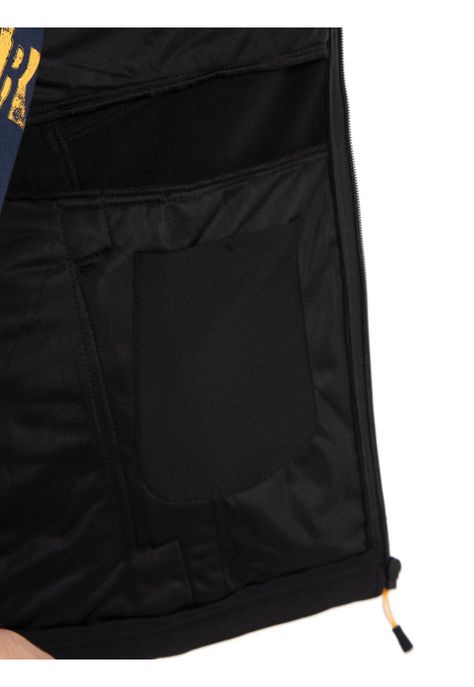Chaqueta Sin Manga Hombre Essential Softshell Negro-4