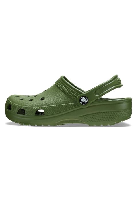 Zueco Crocs Hombre Classic Clog Verde-1