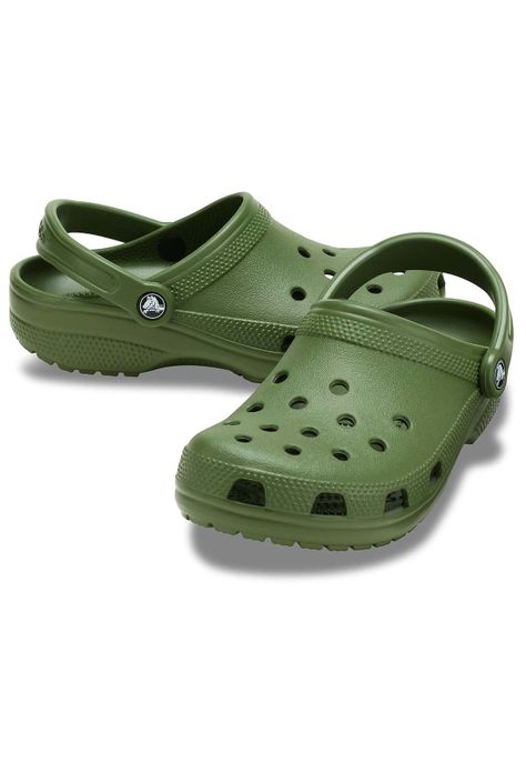 Zueco Crocs Hombre Classic Clog Verde-3