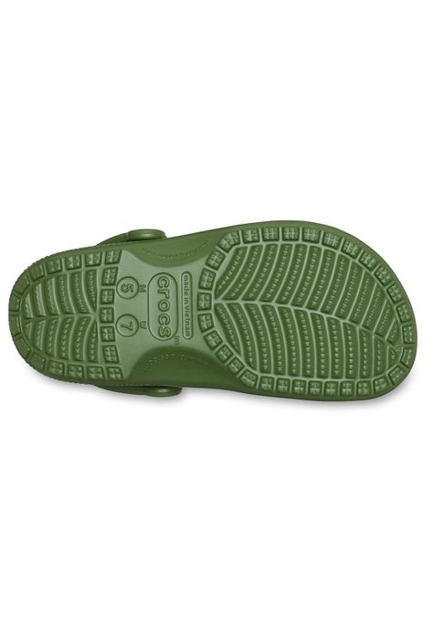 Zueco Crocs Hombre Classic Clog Verde-5