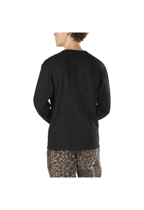 Polera M/L Hombre MN OFF THE WALL CLASSIC LS Negra-5