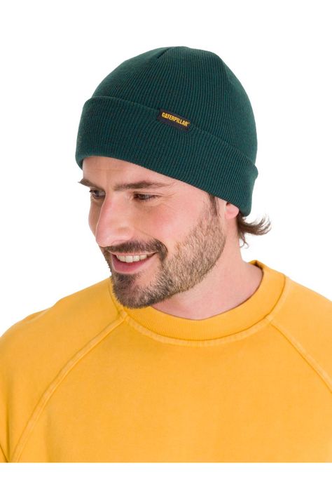 Gorro Foundation Knit Hombre Verde Petróleo-0