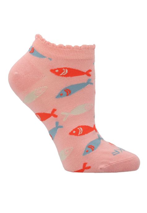 Calcetin Rosado PeSt Fish Mujer-0