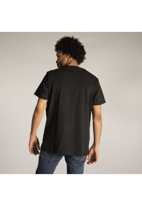 Polera M/C Hombre Caterpillar Logo Tee Negro-2