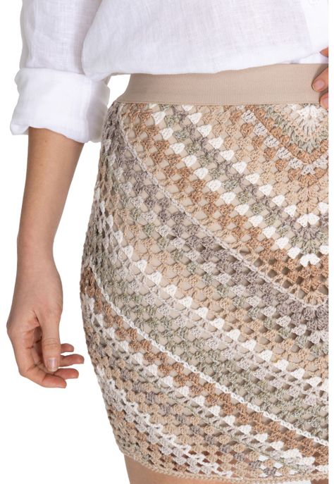 Falda Algodón Orgánico Crudo Lincon Mujer -6