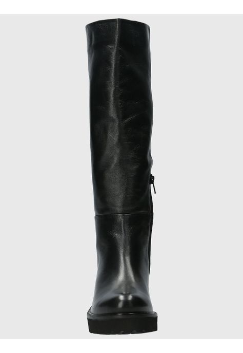 Bota Cuero Mujer Blissful Negro-3