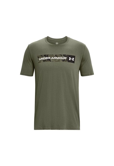 Polera Manga Corta UA para Hombre Verde-0