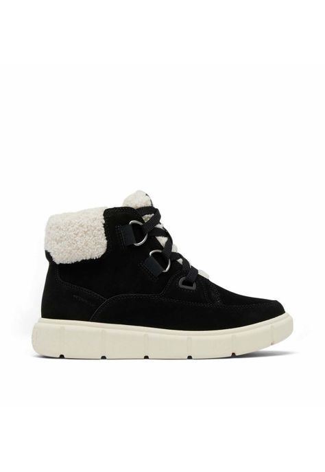 Bota Cuero Explorer Iii Nw Lace Negro Mujer-0