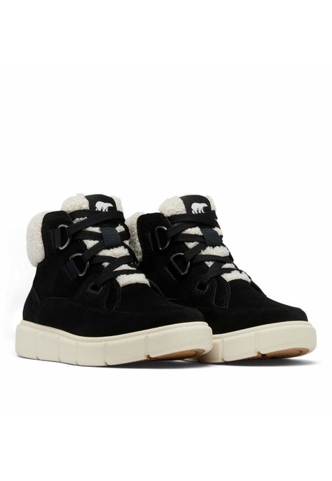 Bota Cuero Explorer Iii Nw Lace Negro Mujer-1