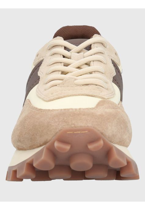 Zapatilla Cuero Mujer Janet Beige-3