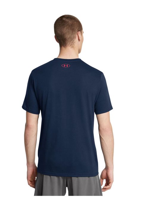Polera manga corta Bxed Sports hombre Azul-4