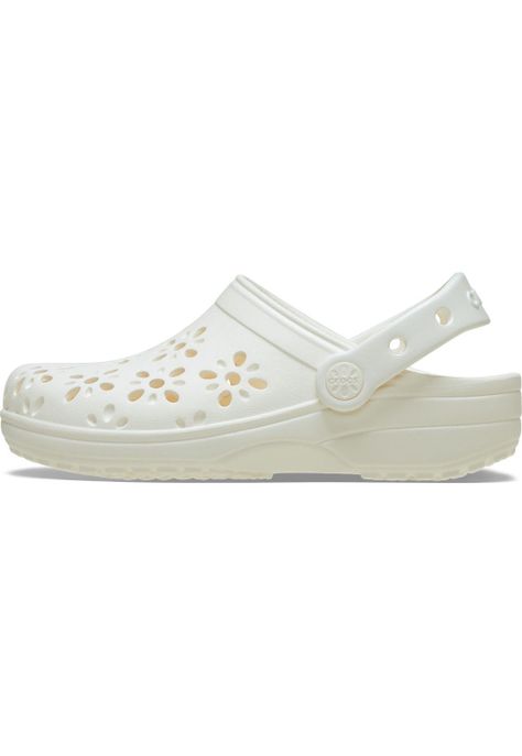 Zueco Crocs Niña Classic Clog Blanco-1