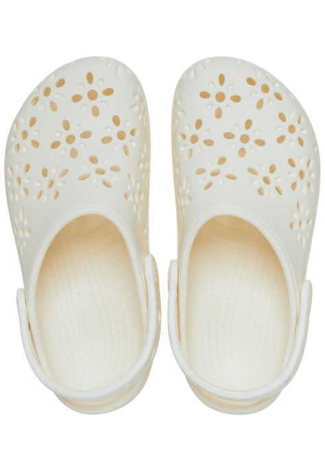 Zueco Crocs Niña Classic Clog Blanco-4